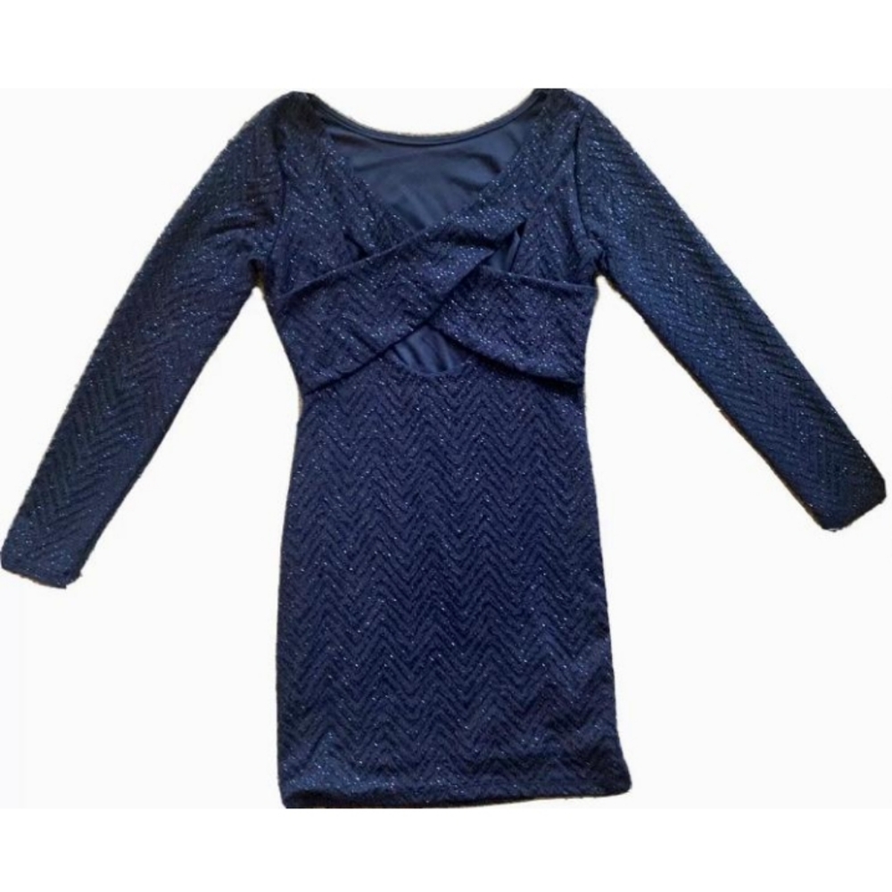 Nordstrom Sequined Blue Cocktail Dress